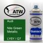 Preview: Audi, Nile Green Metallic, LY6Y / Q7: 400ml Sprühdose, von ATW Autoteile West.